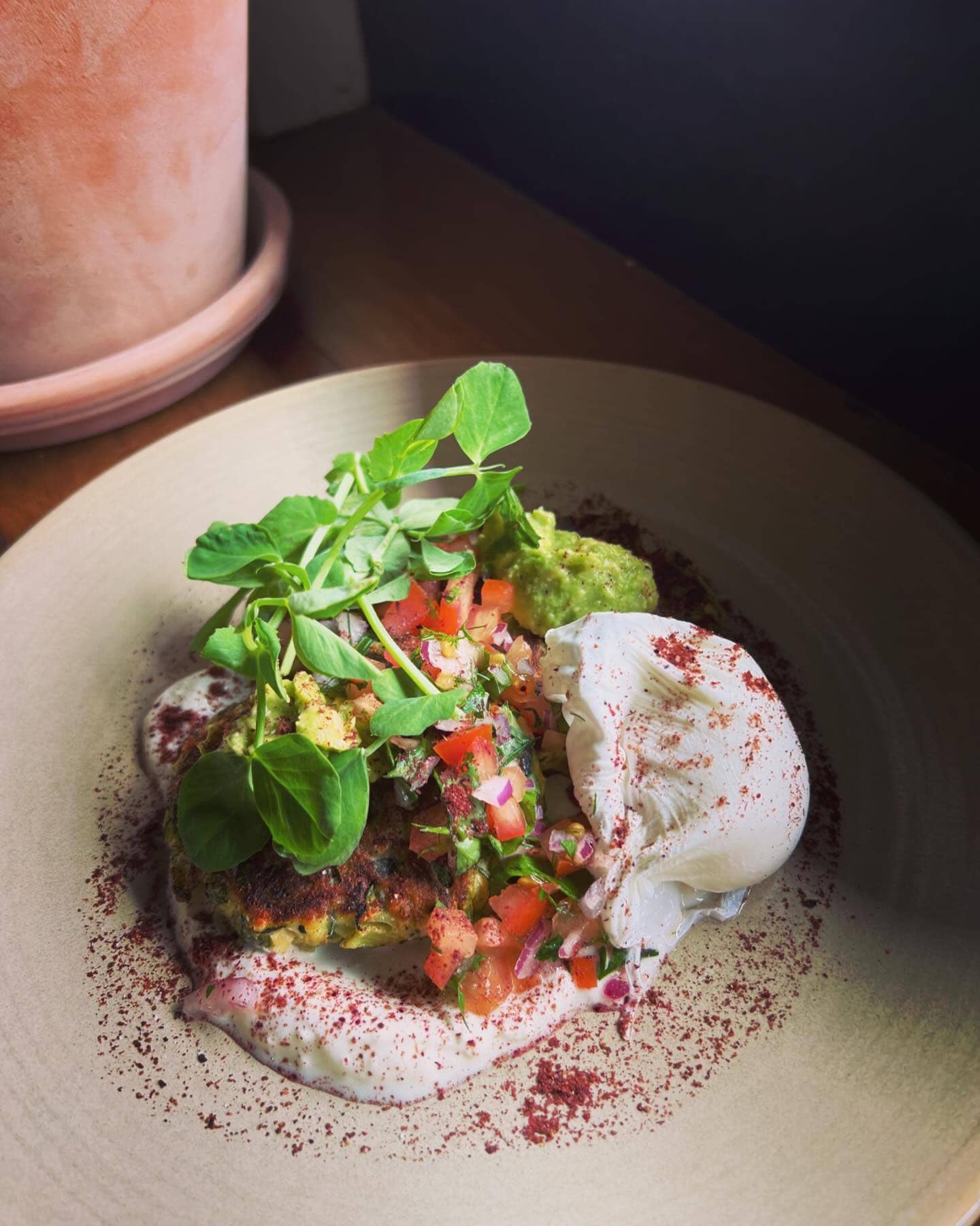 egg dish at trouper cafe in st kilda