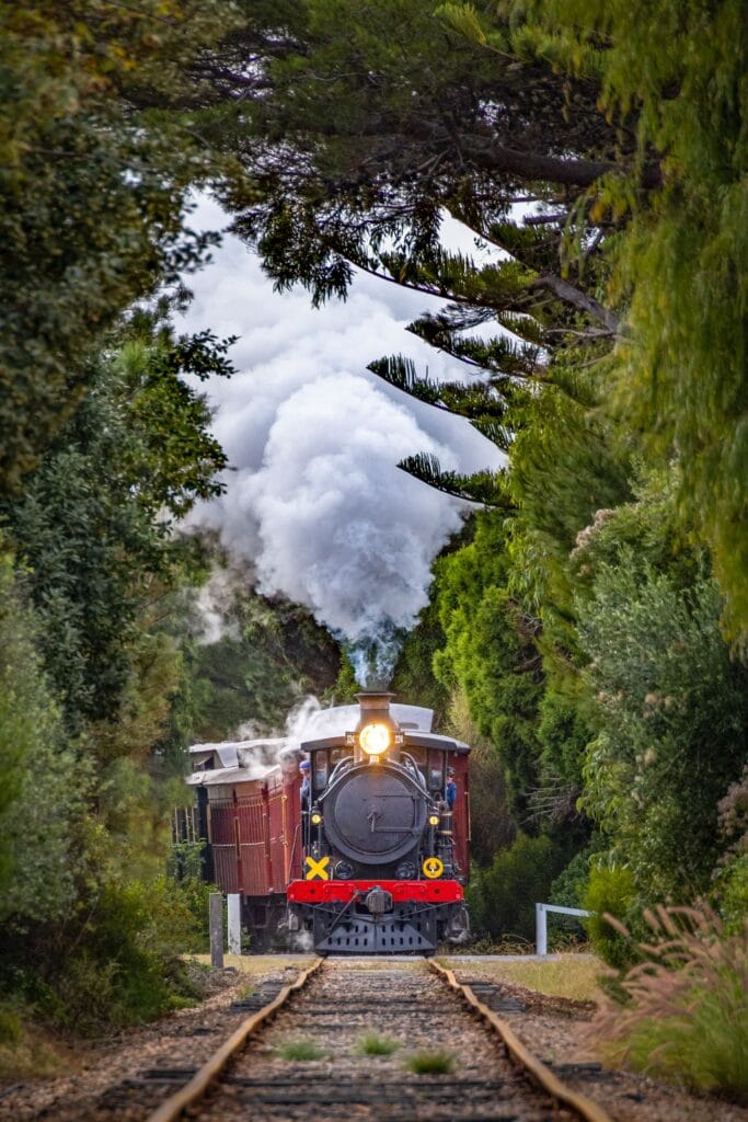 The Cockle Train in Goolwa.