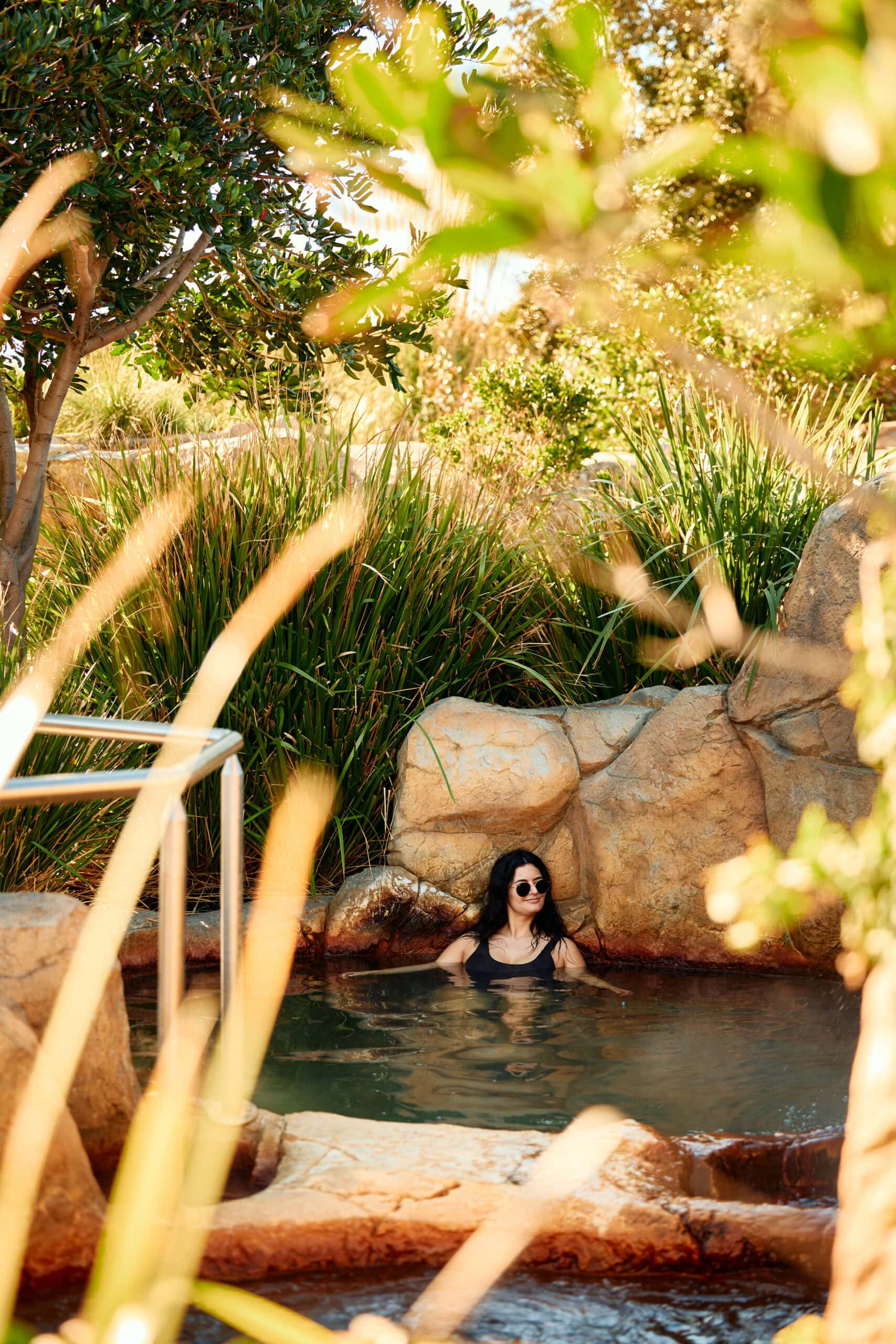 Deep Blue Hot Springs in Victoria.