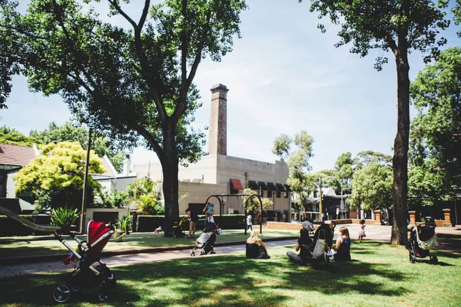 Green park space with locals Surry Hills Sydney Sitchu Awards 2025 Best Foodie Suburb winner