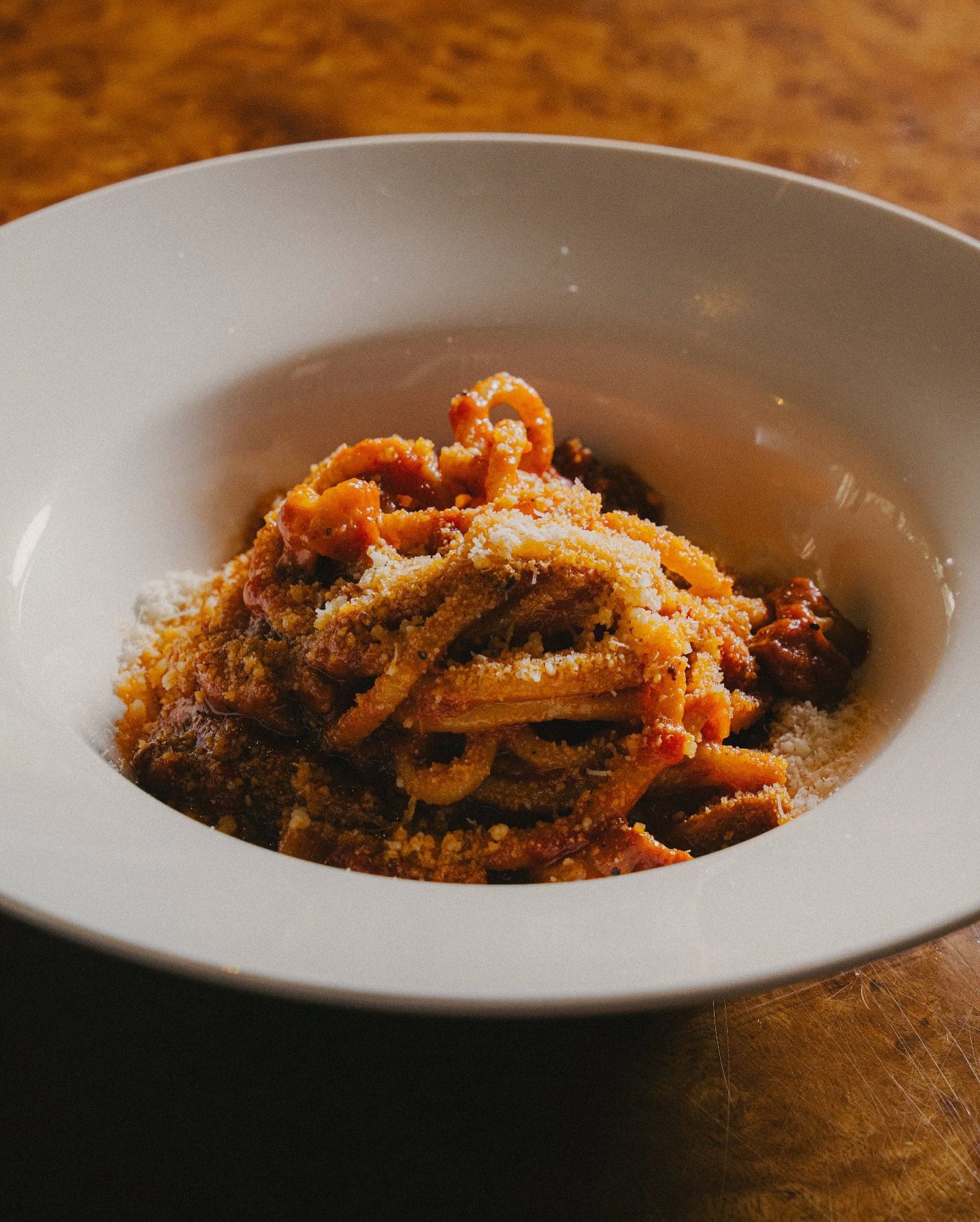 Pasta with parmesan at Pellegrino 2000 Surry Hills Sydney Sitchu Awards 2025 Best Date Night Spot winner