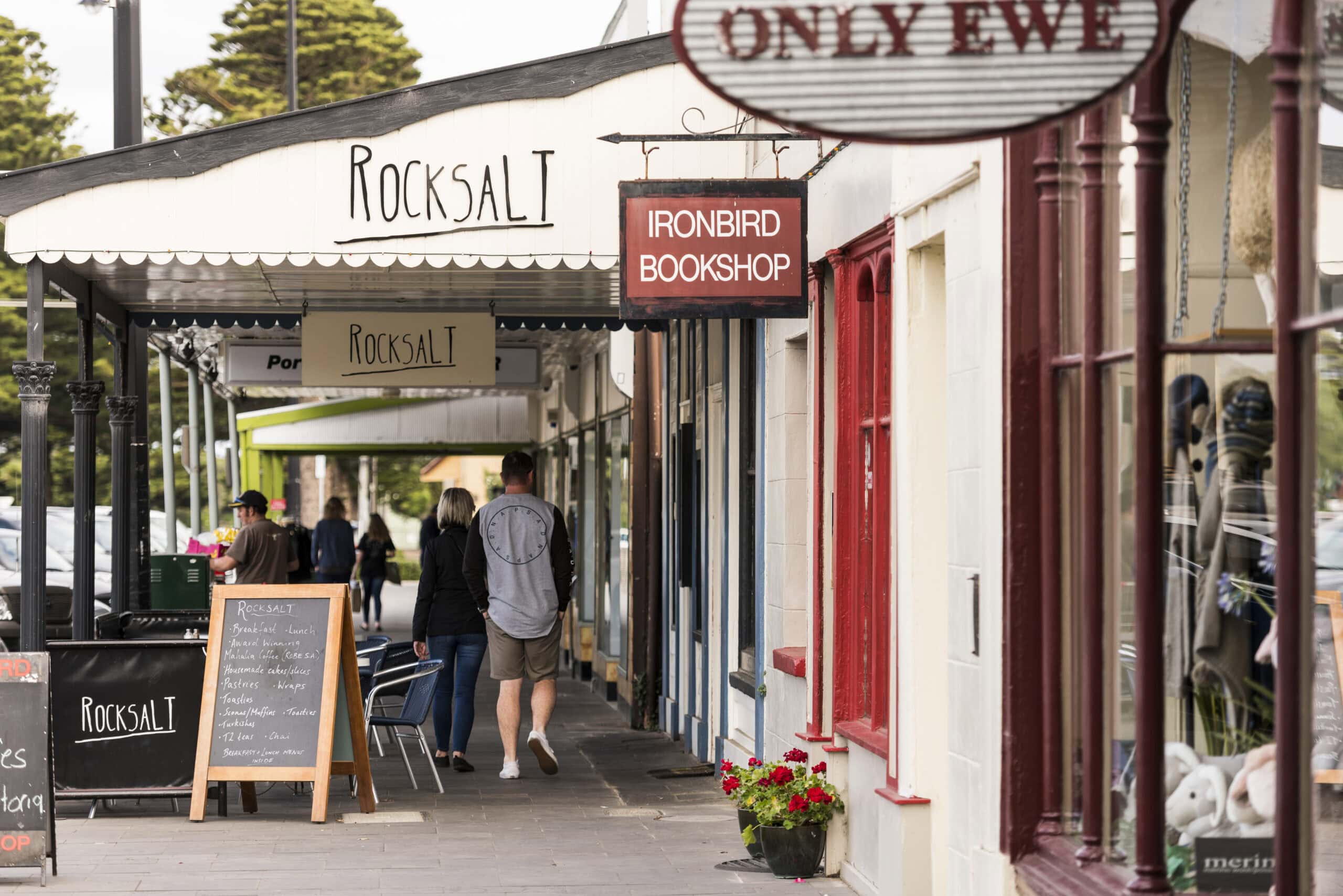Streetscape at Port Fairy in Victoria.