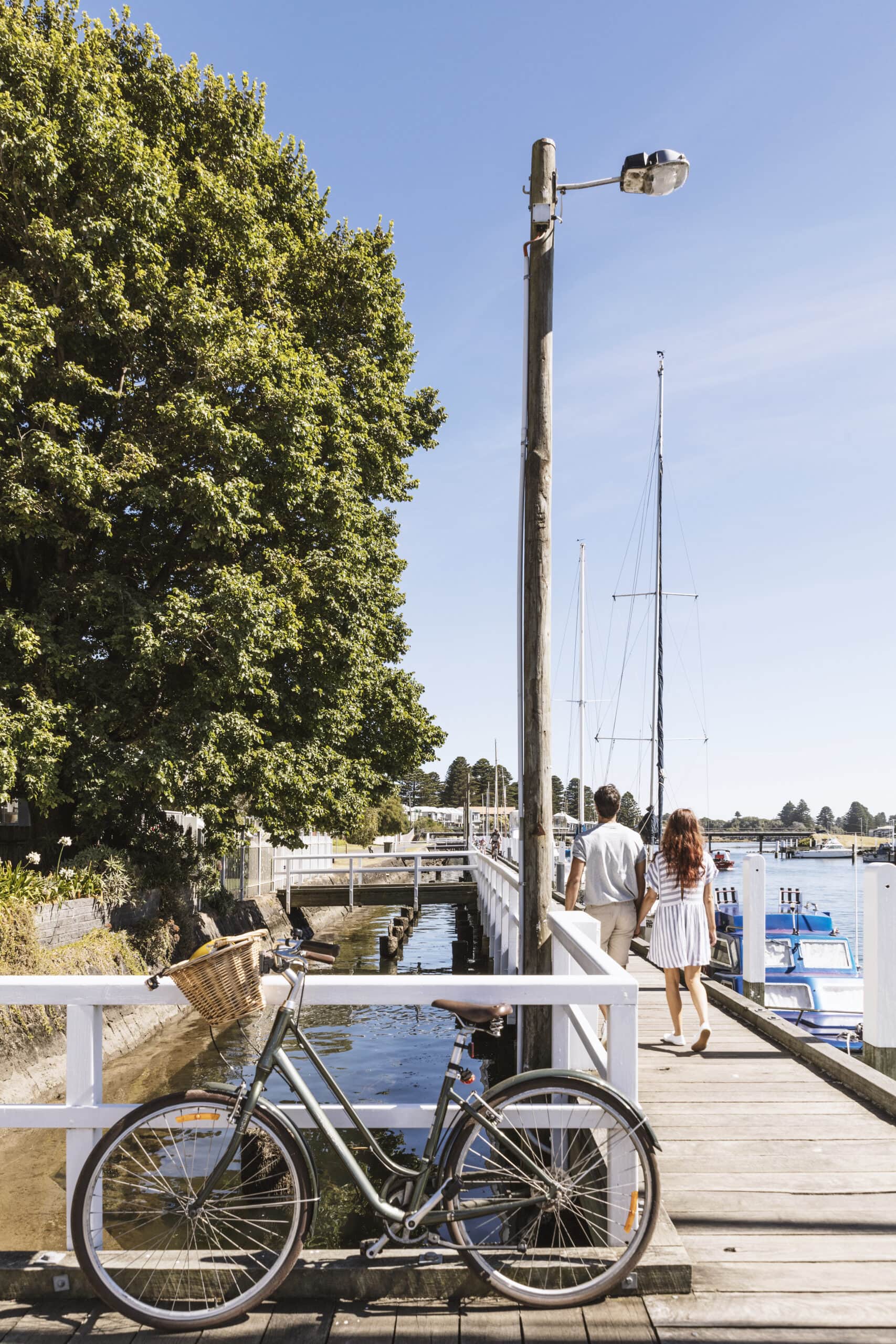 Waterfront at Port Fairy in Victoria.