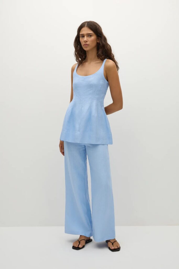 Faithful Syna Top Mineral Blue