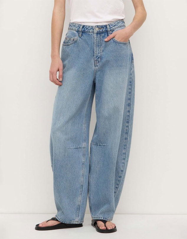 Assembly Label High Rise Barrel Jeans