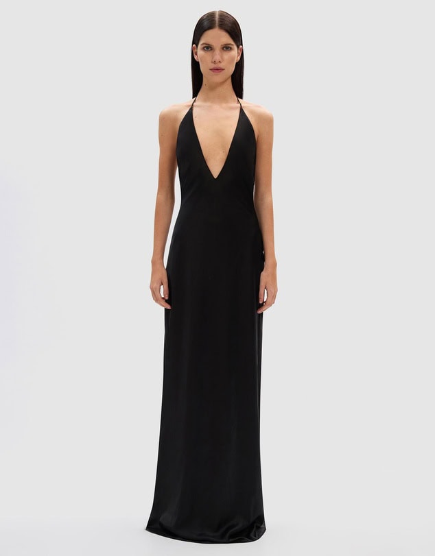 Misha Honor Satin Gown