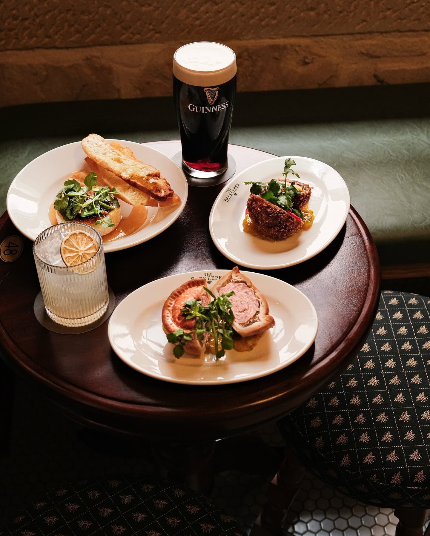 Share plates and Guinness at The Beekeeper Bondi Beach Sydney