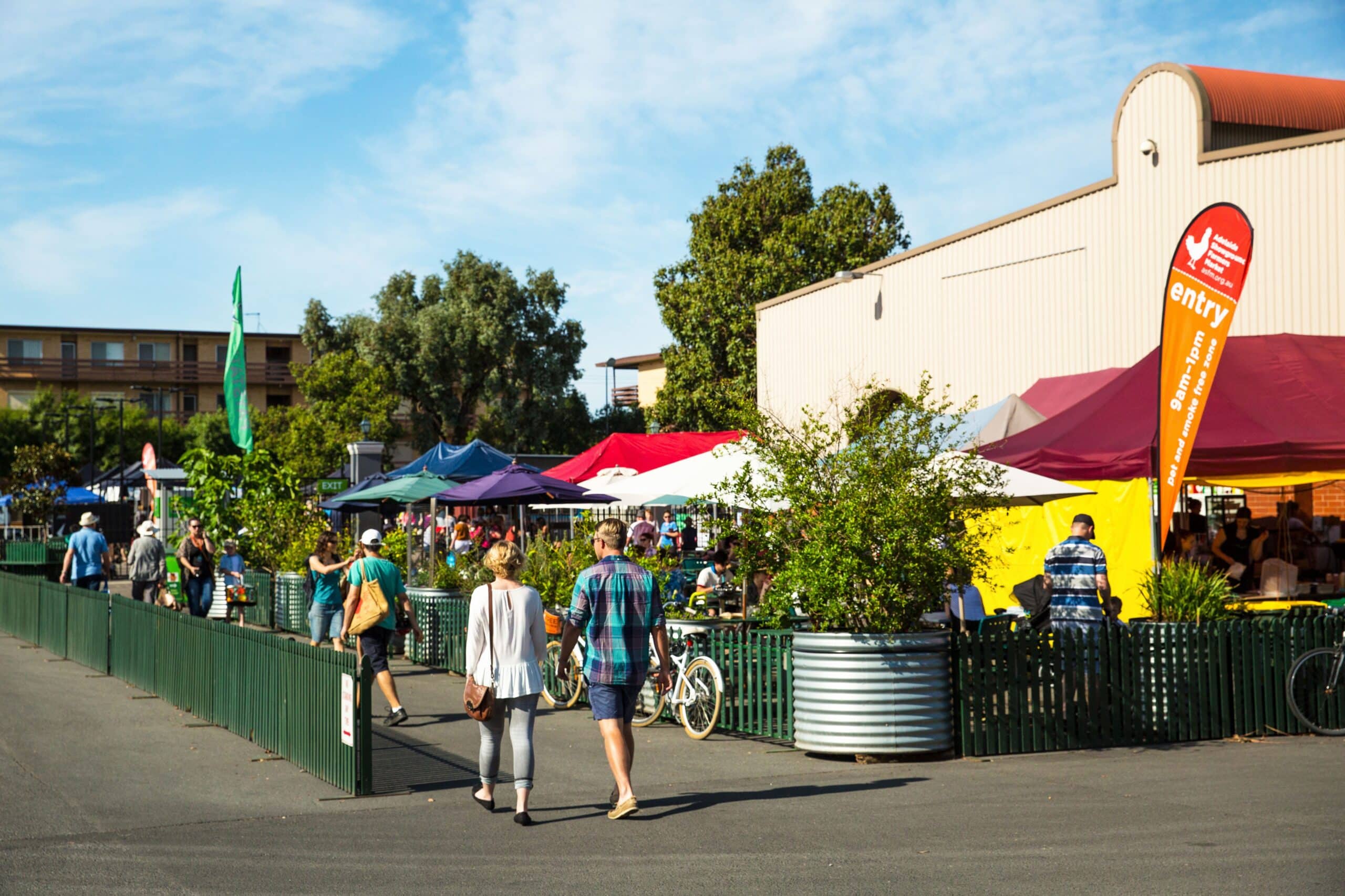 Adelaide Farmers' Market at the Adelaide Showgrounds.