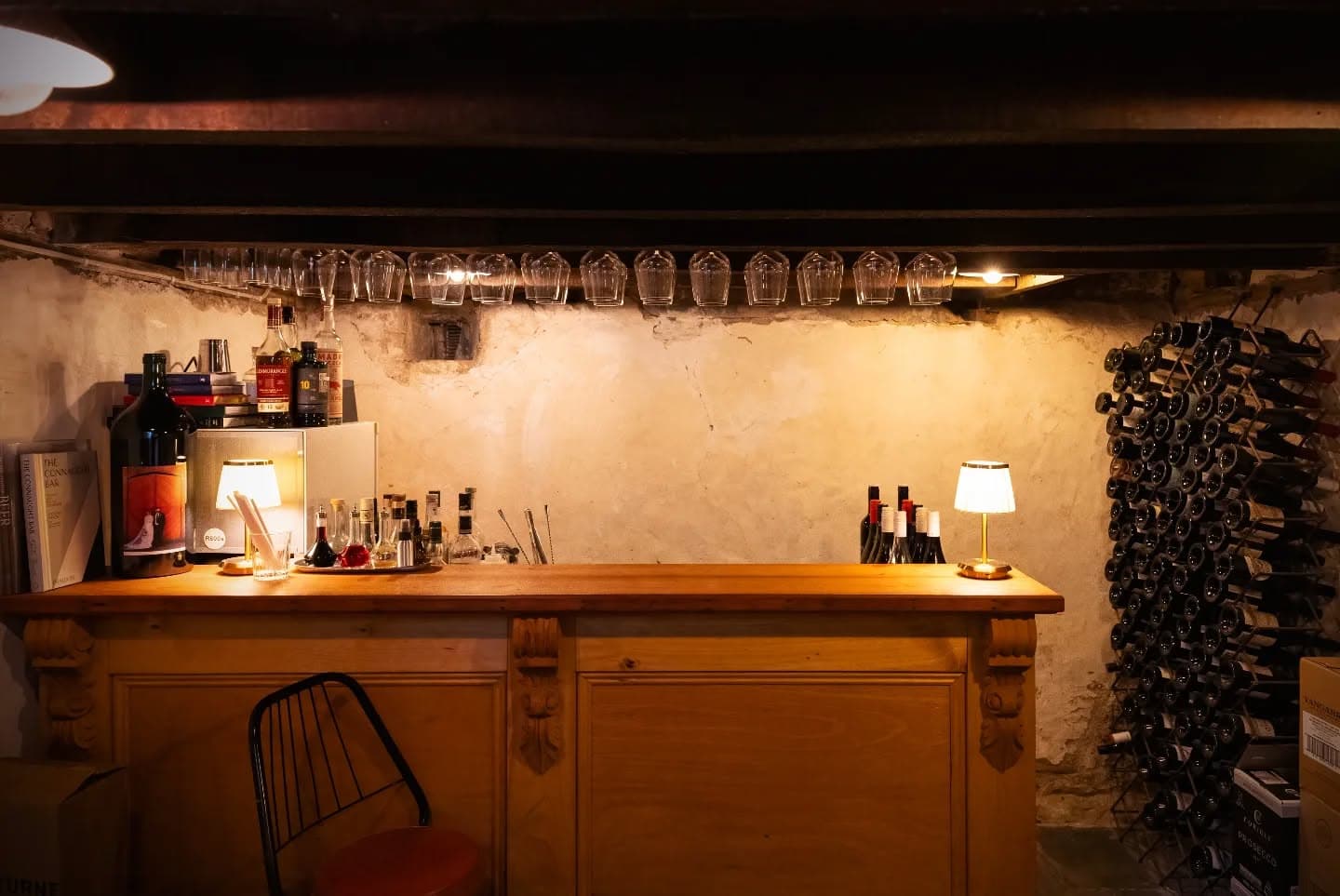 Underground bar, Tread Lightly in McLaren Vale.