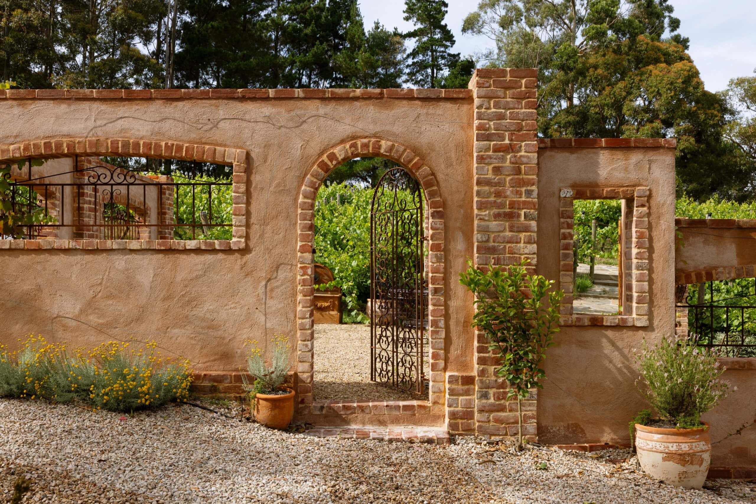 Exterior of Between the Vines Cellar Door in Adelaide Hills.