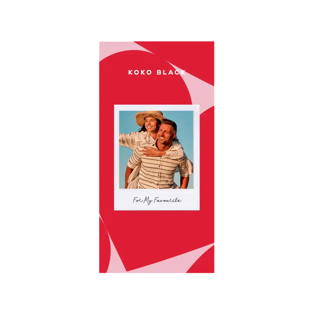 Personalised Chocolate Block Koko Black