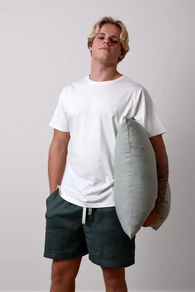 Goodnap Drift Mens Organic Linen Summer Shorts 