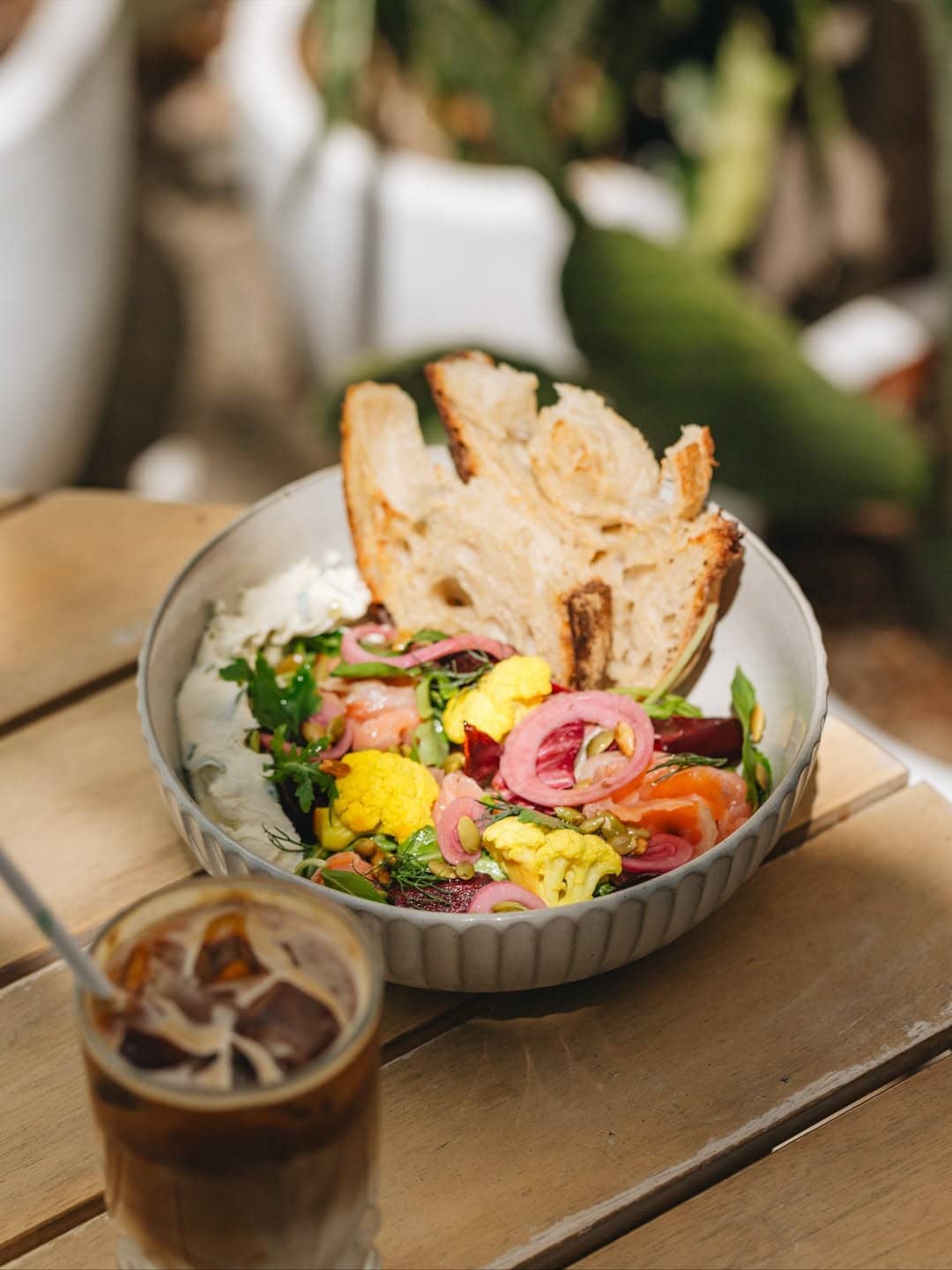 Nourish bowl at Folk & Merchant