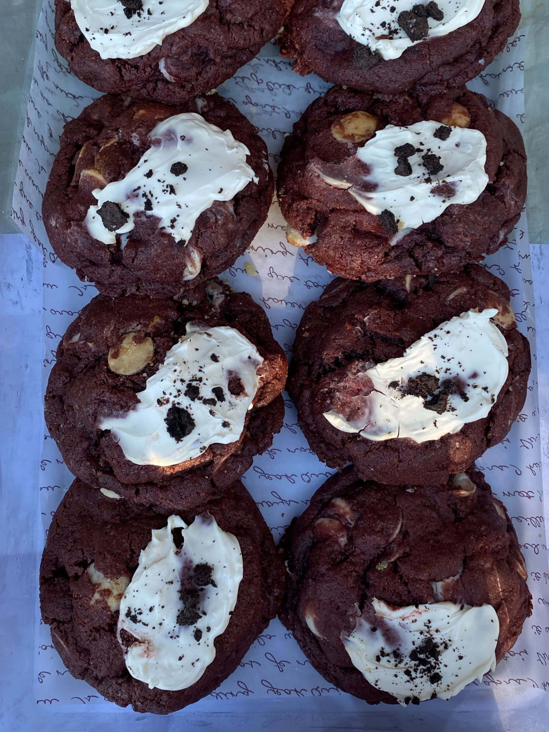 red velvet cookies at hobart twilight market