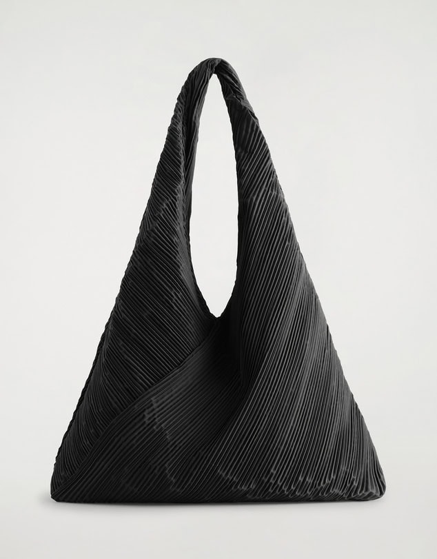 COS Sculptural Shoulder Bag Plissé