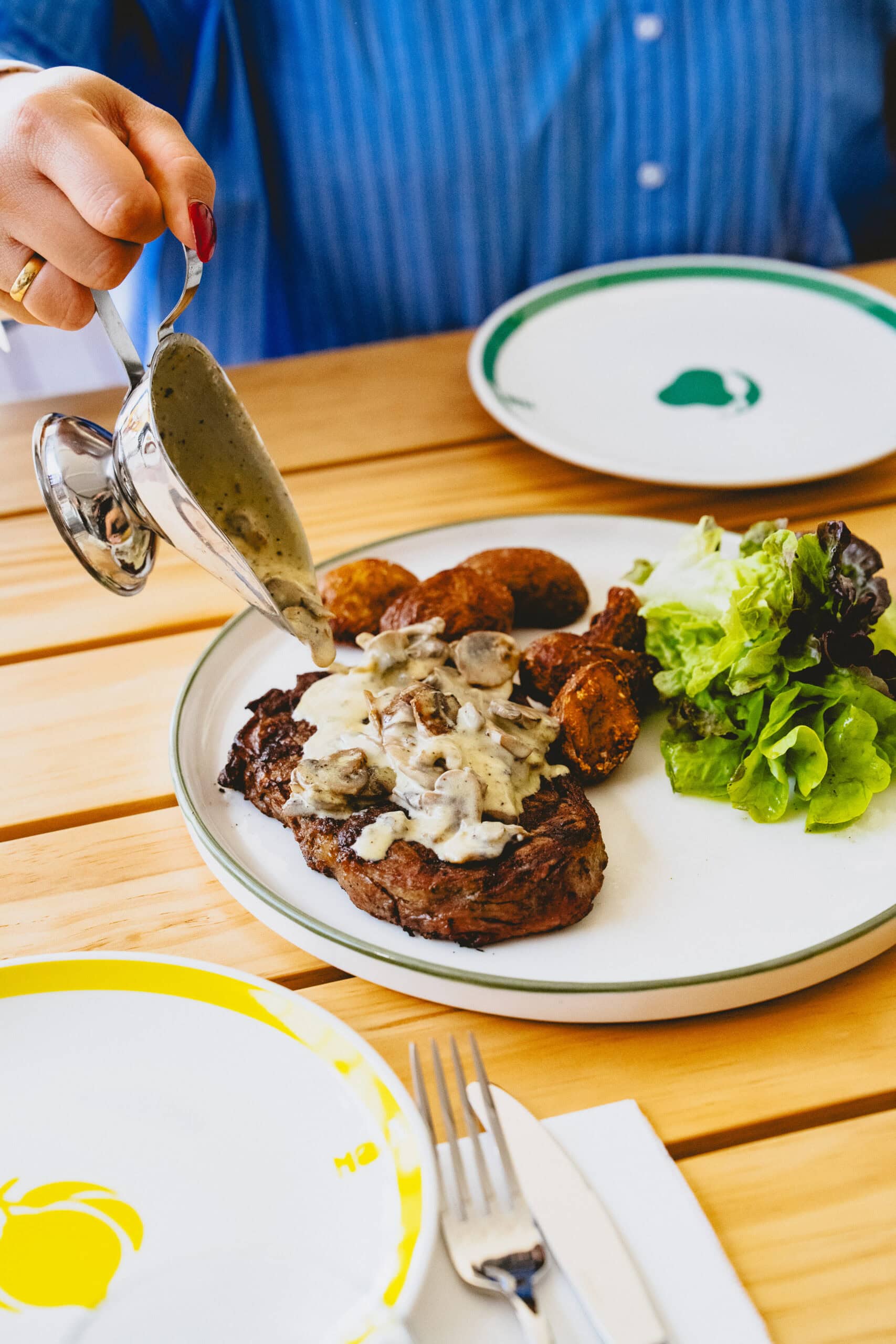 Steak dish at Ballile Hill, East Vic Park