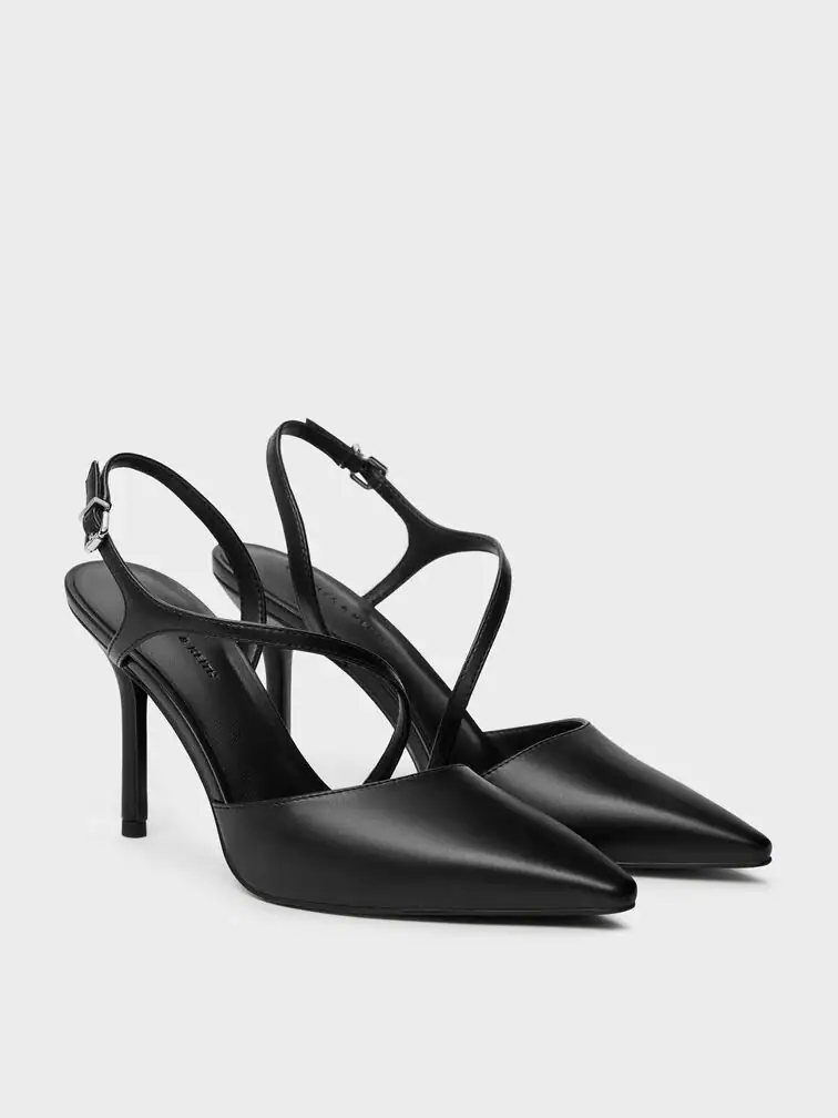 Charles & Keith Cordelia Pointed Slingback Pumps