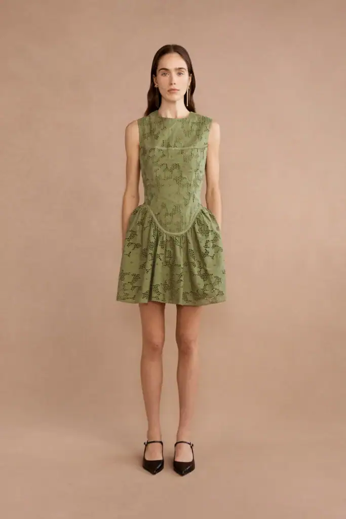 Lovaan Studios Wilma Dress in Olive 
