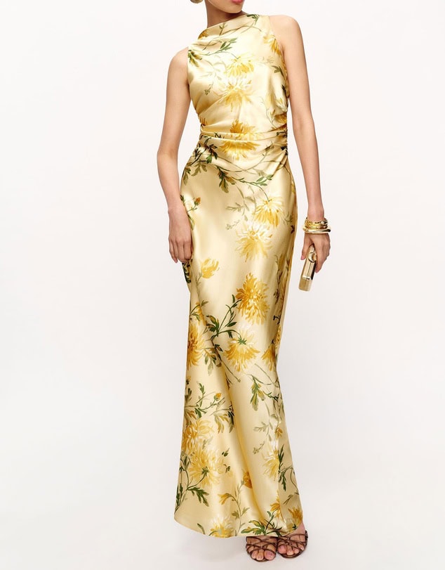 Reformation Anaiis Silk Dress