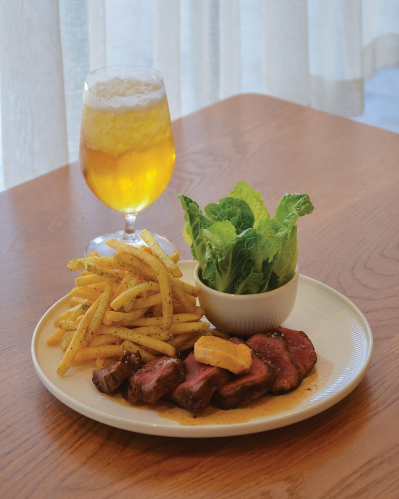 $40 steak and drink footy combo at Station Road in Adelaide.