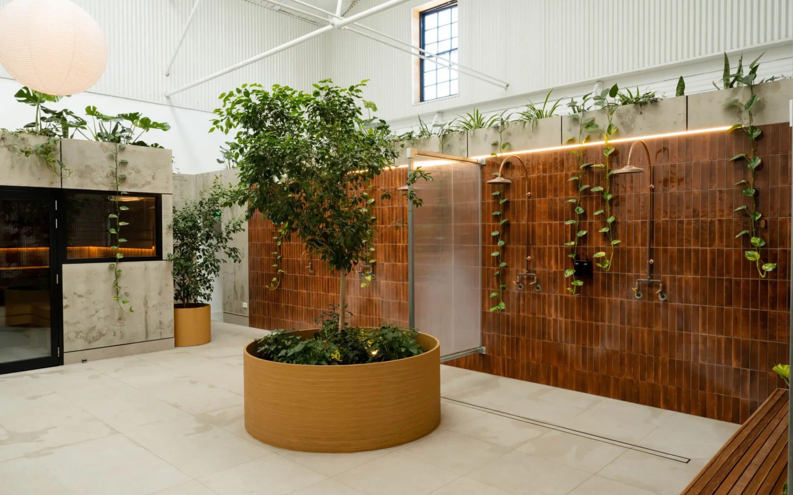 Showers at Aalto Community in Adelaide.