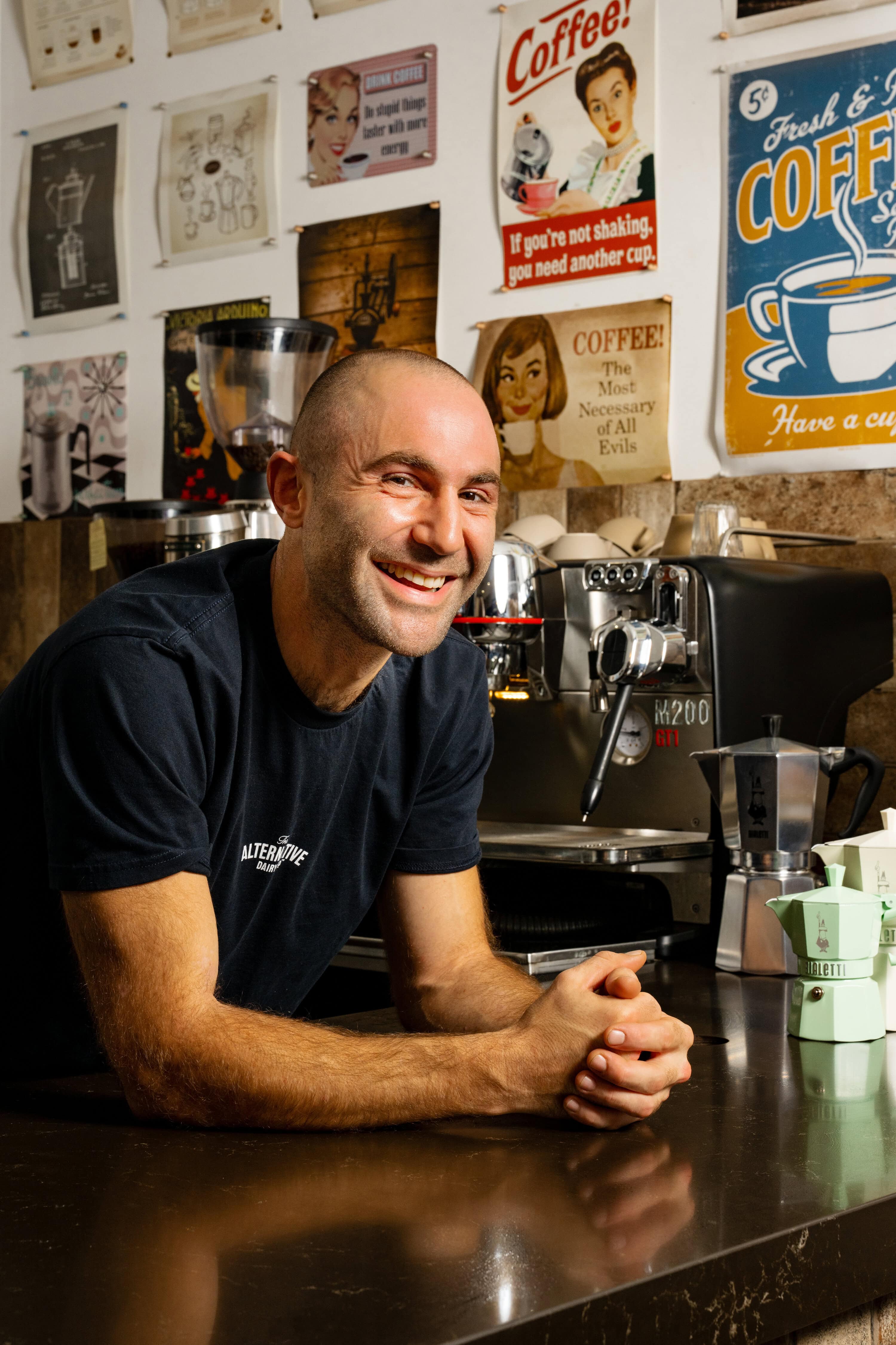 Laurence Lombardi from Caffee Fontanta in Adelaide.