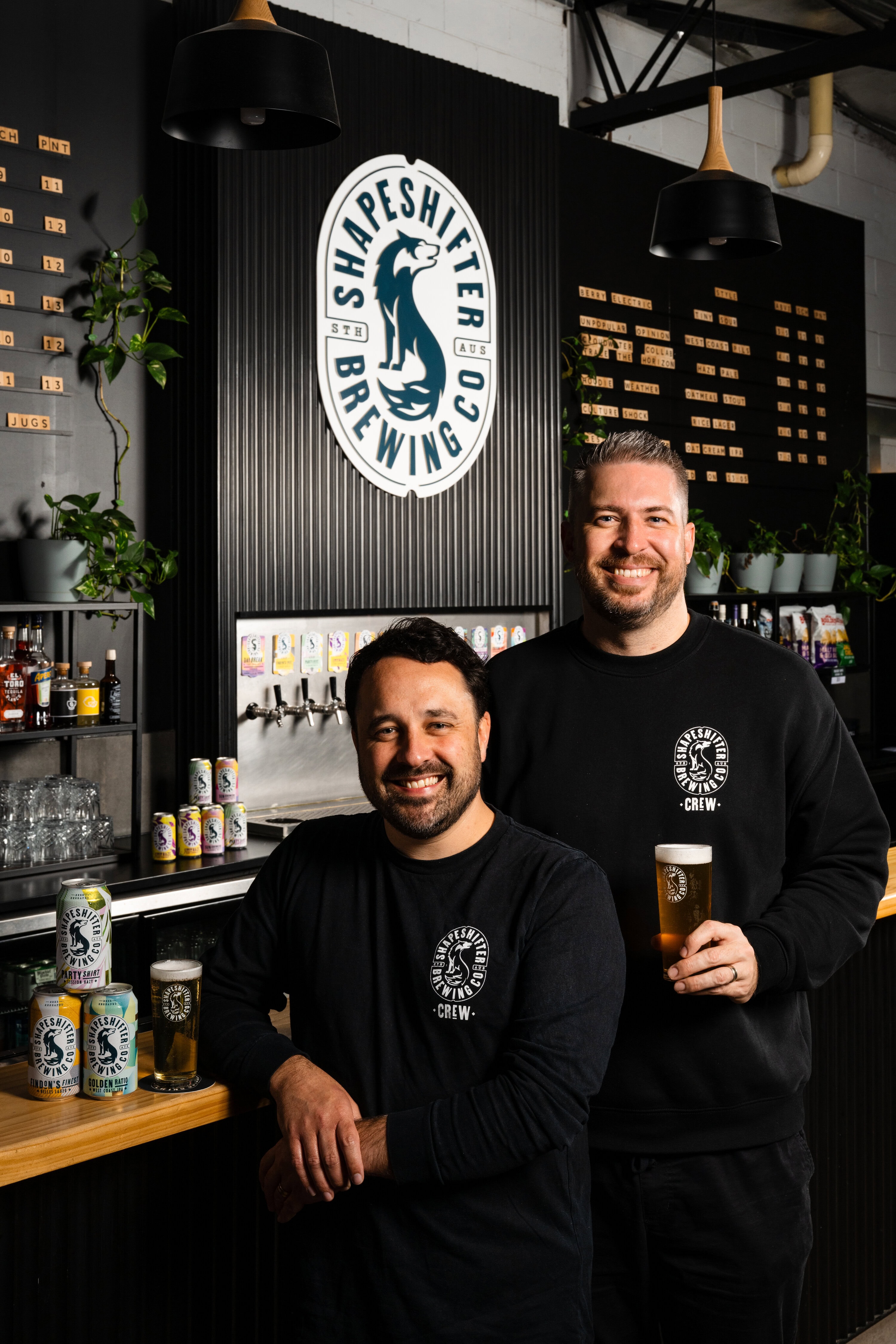Adam Stuckey & James McCall from Shapeshifter Brewing in Adelaide.