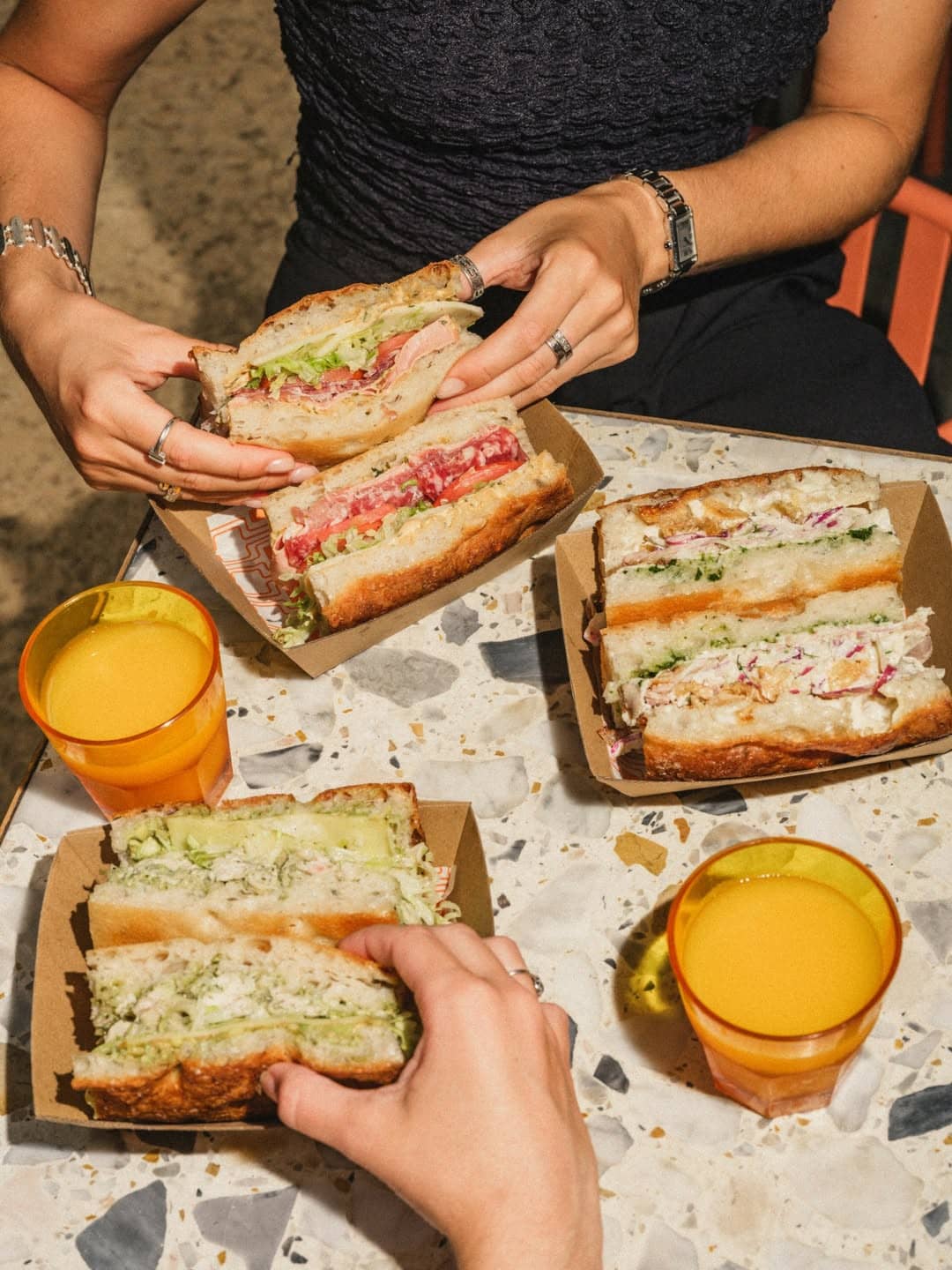 bar mammoni sandwiches