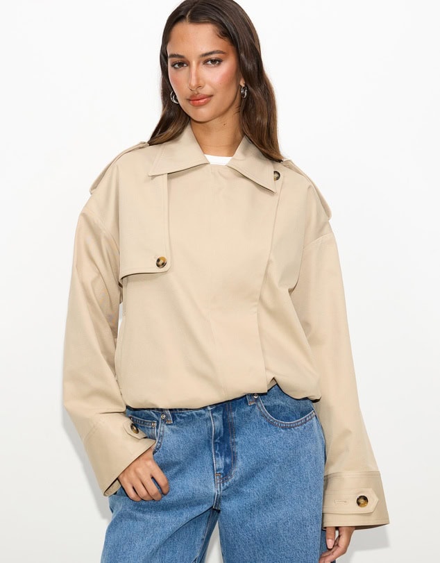 Dazie Muse Trench Bomber Jacket