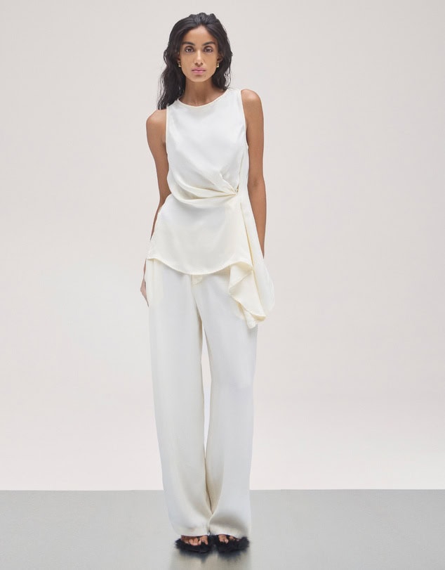 Minima Esenciales Edith Cupro Longline Top