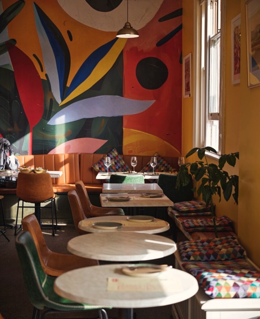 interiors at providence cafe and after hours bar hobart best hobart cafes 