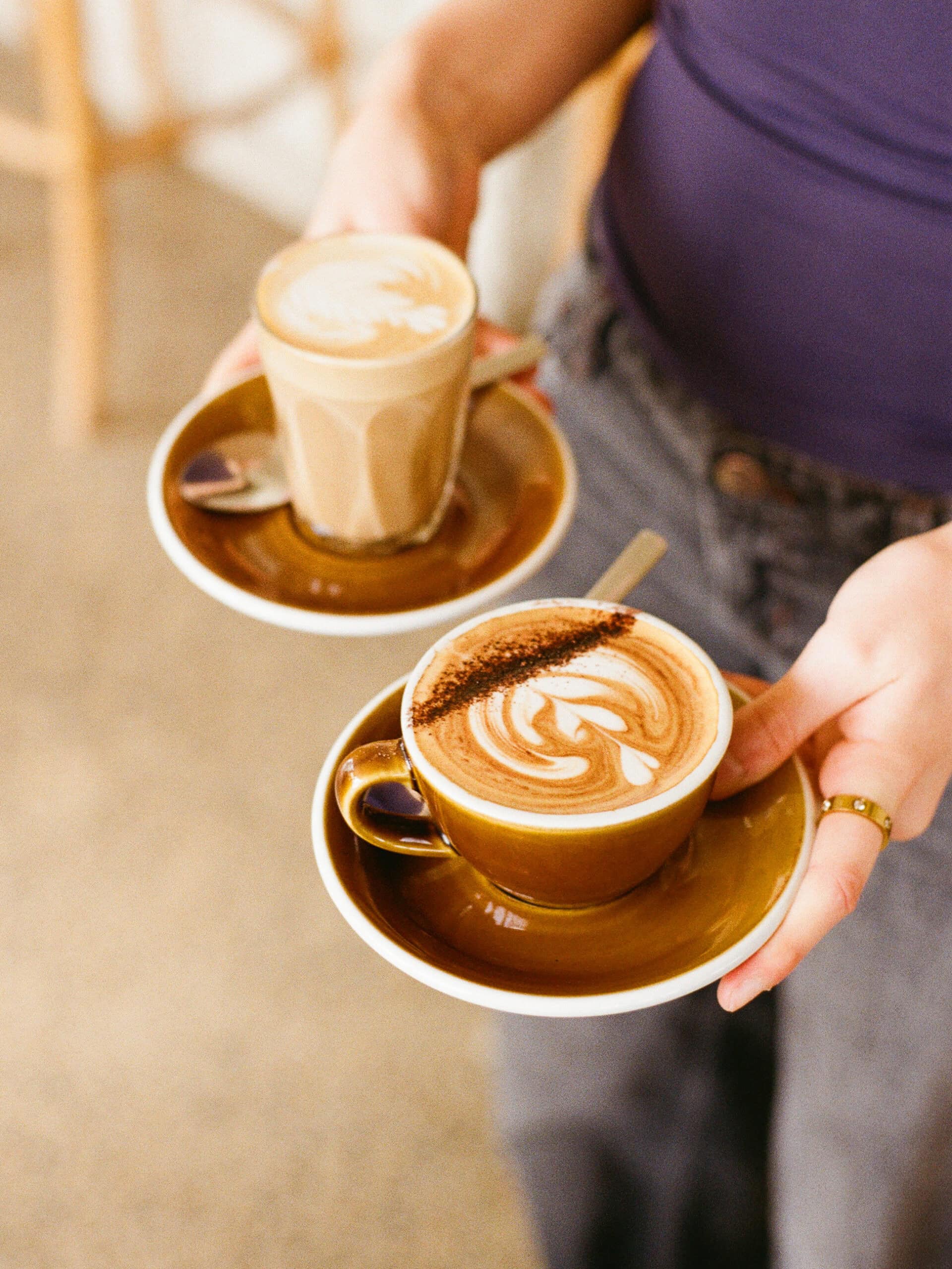Coffees from Nauti Buoy in Adelaide.