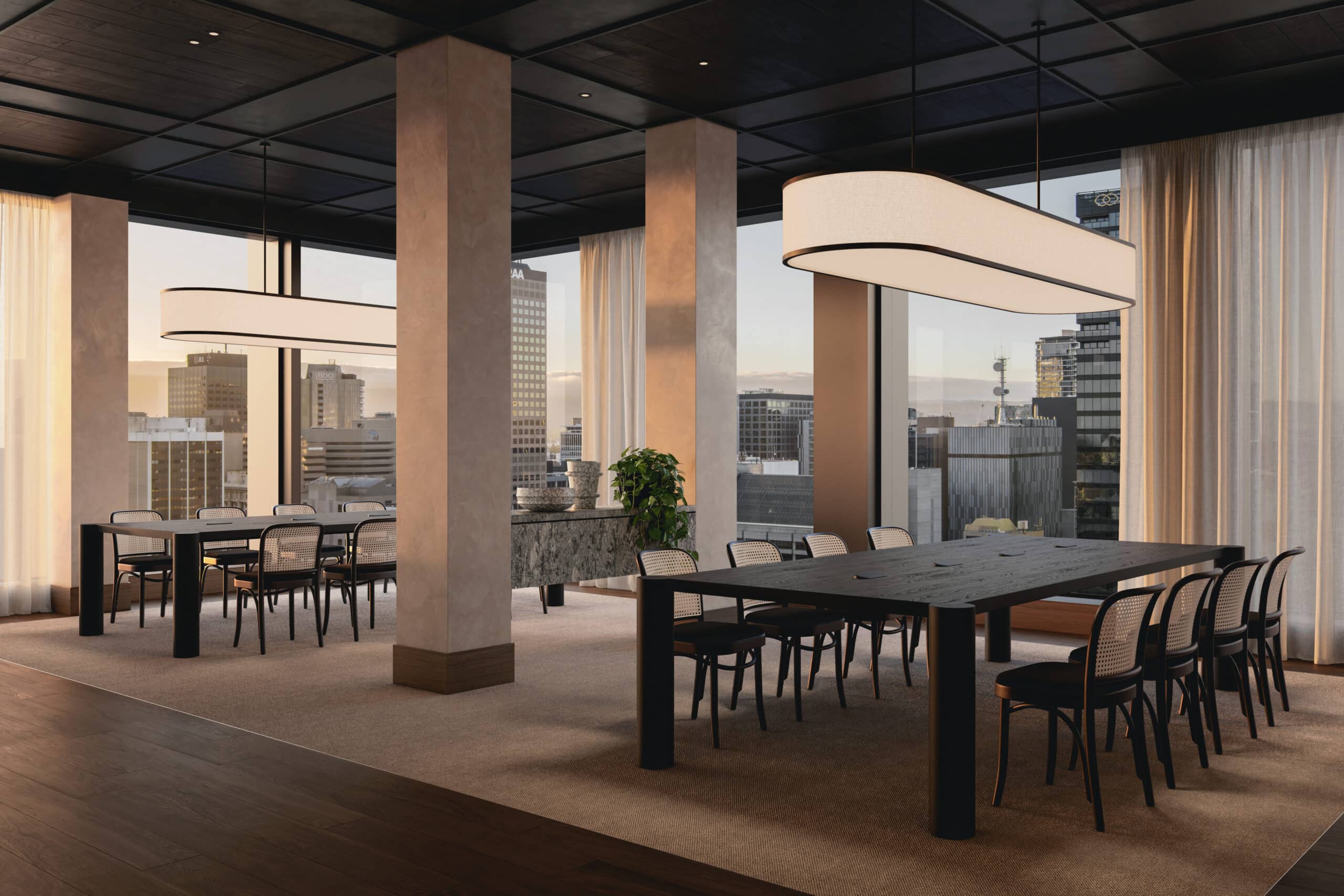 Artist impression of interior at new Little National Hotel Adelaide.