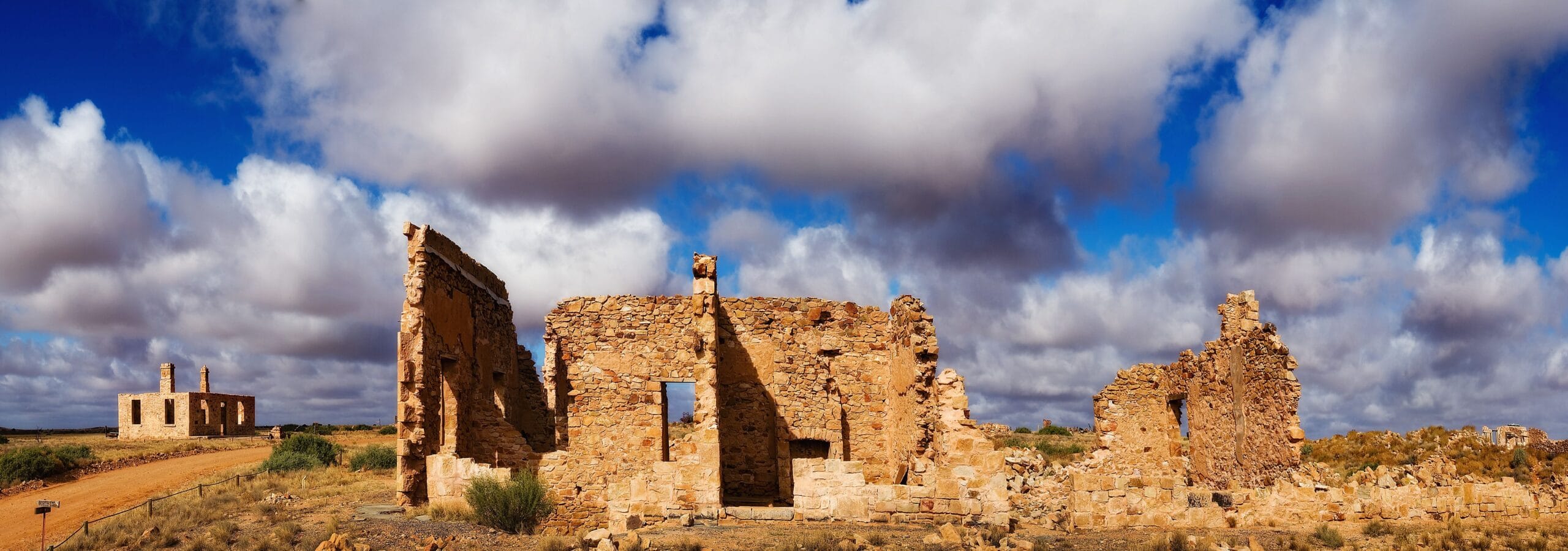 Ruins in Farina in South Australia.
