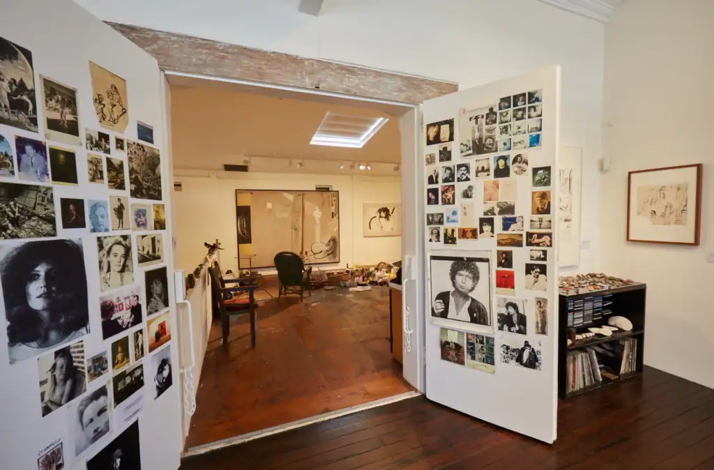 Interiors of Brett Whitely Studio