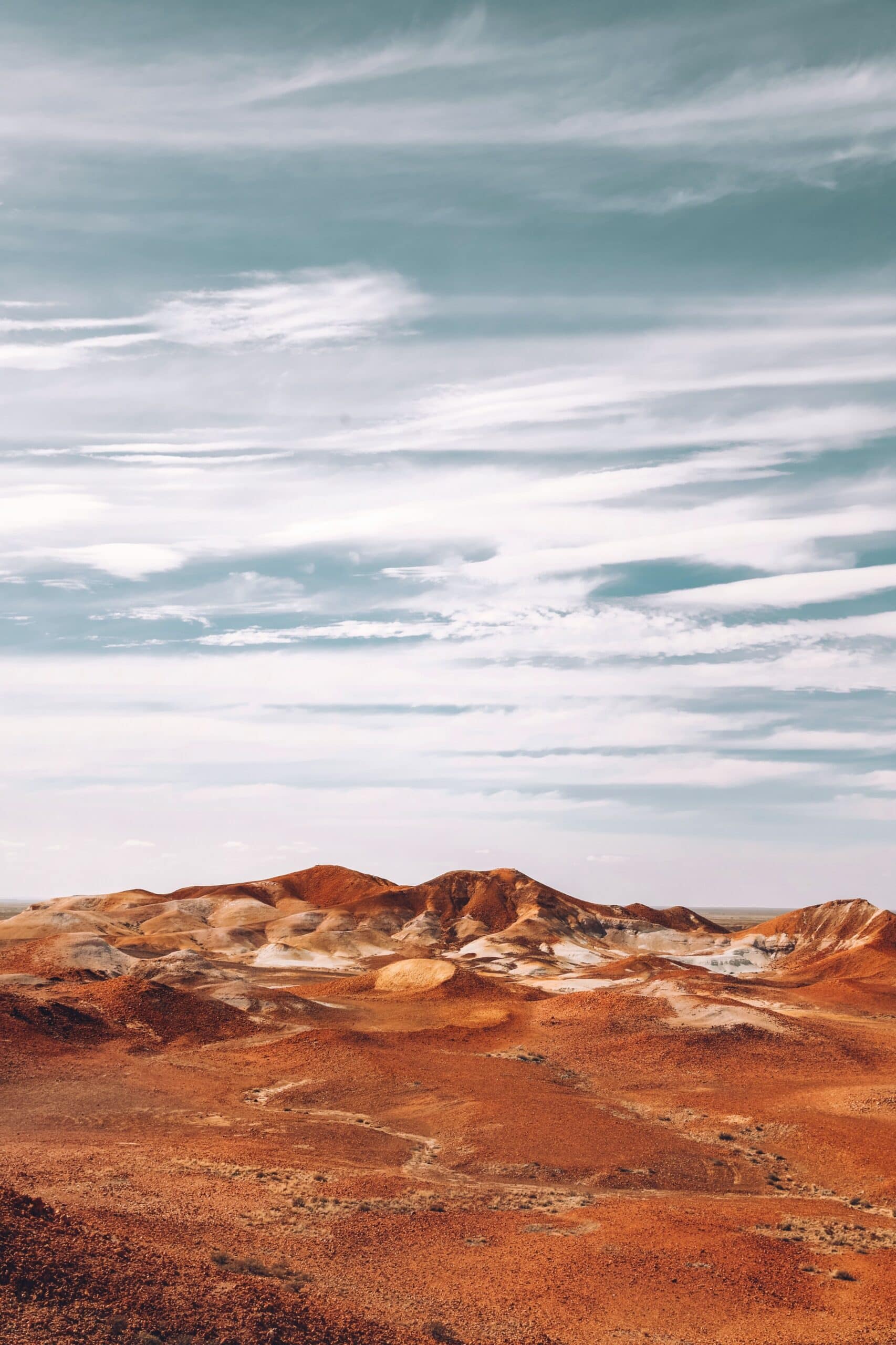 Landscape of Kanku-Breakaways Conservation Park in South Australia.