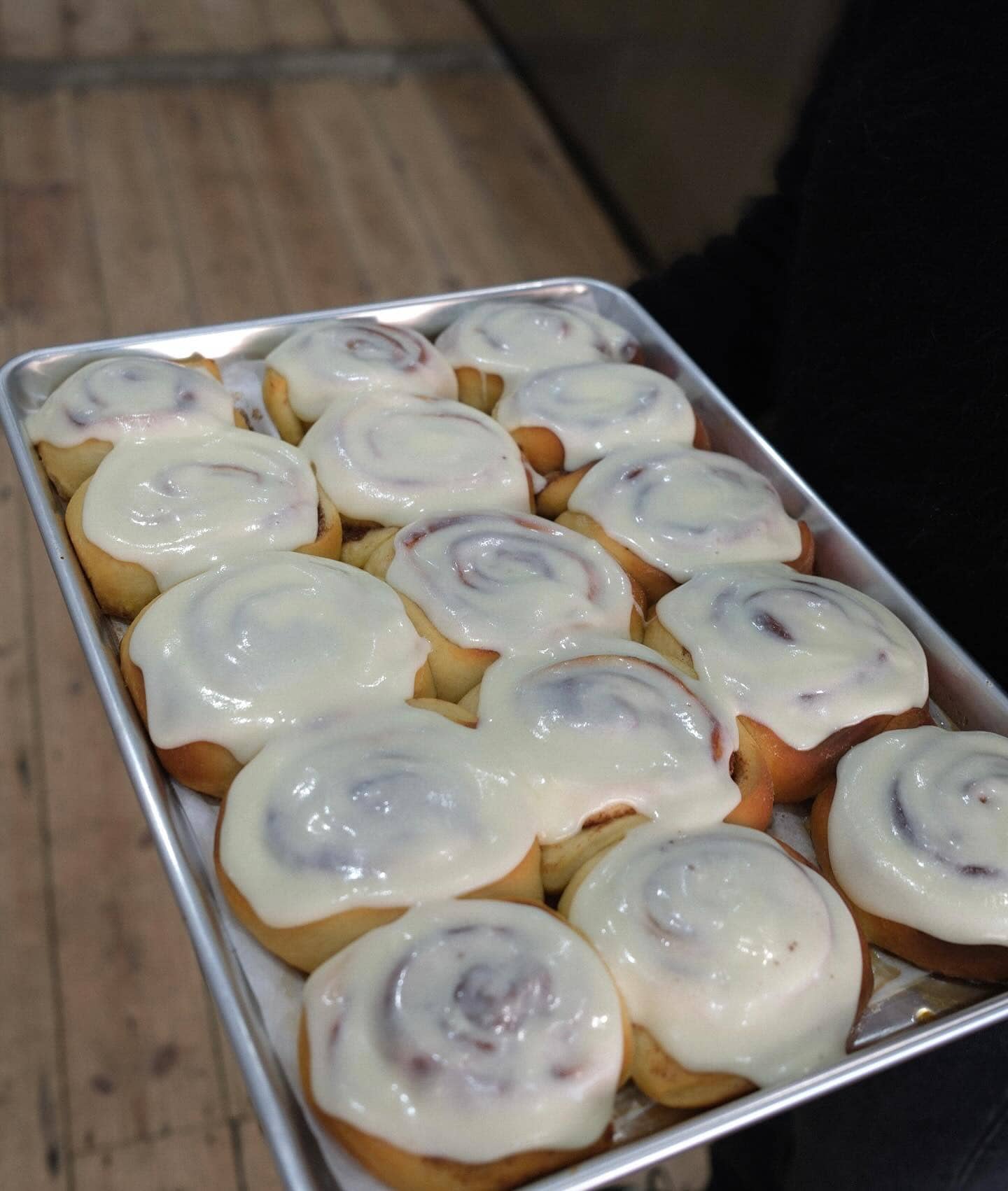 Cinnamon scrolls from Pepo Eatery in Adelaide.