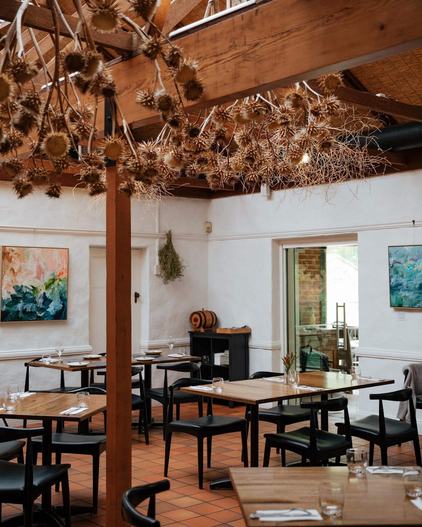 Indoor dining at Topiary in Adelaide.