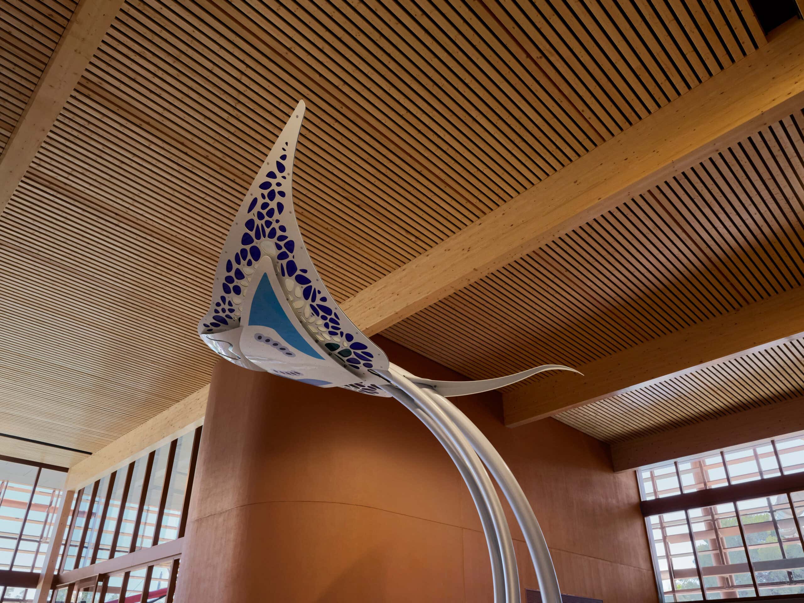Interior design details of Adelaide Aquatic Centre Development.