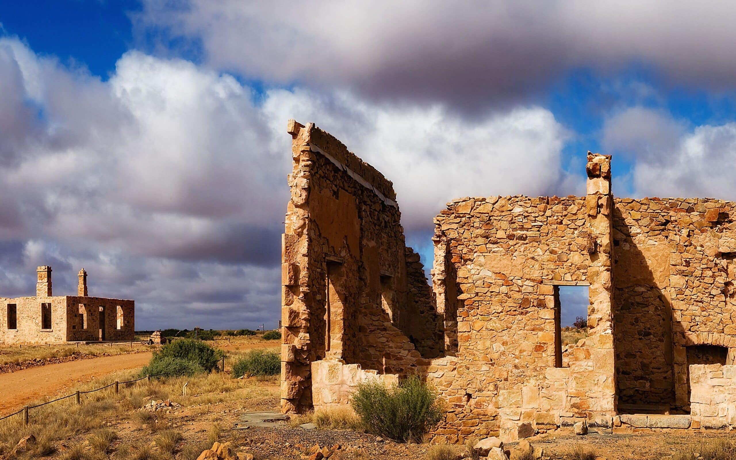 Ruins in Farina in South Australia.