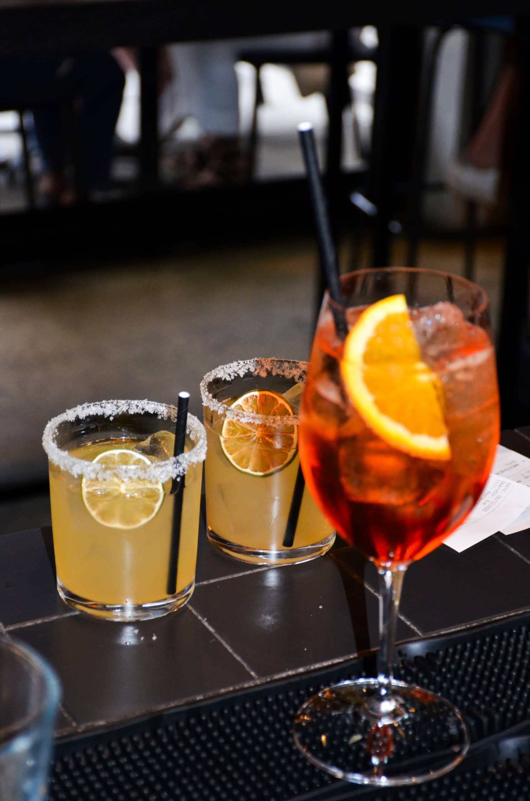 Drinks from East End Cellars in Adelaide.