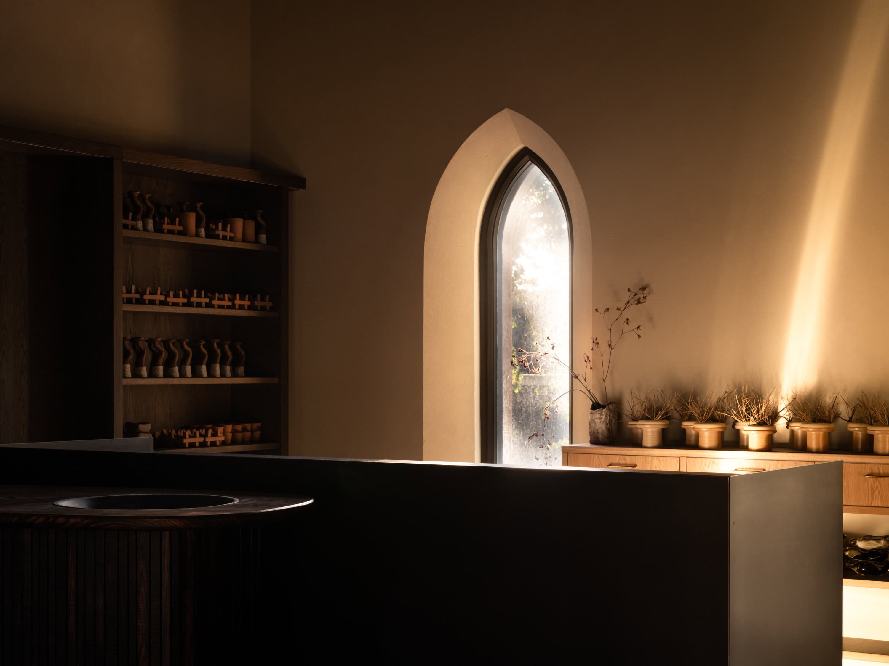 Interiors at Restaurant Aptos in Adelaide.