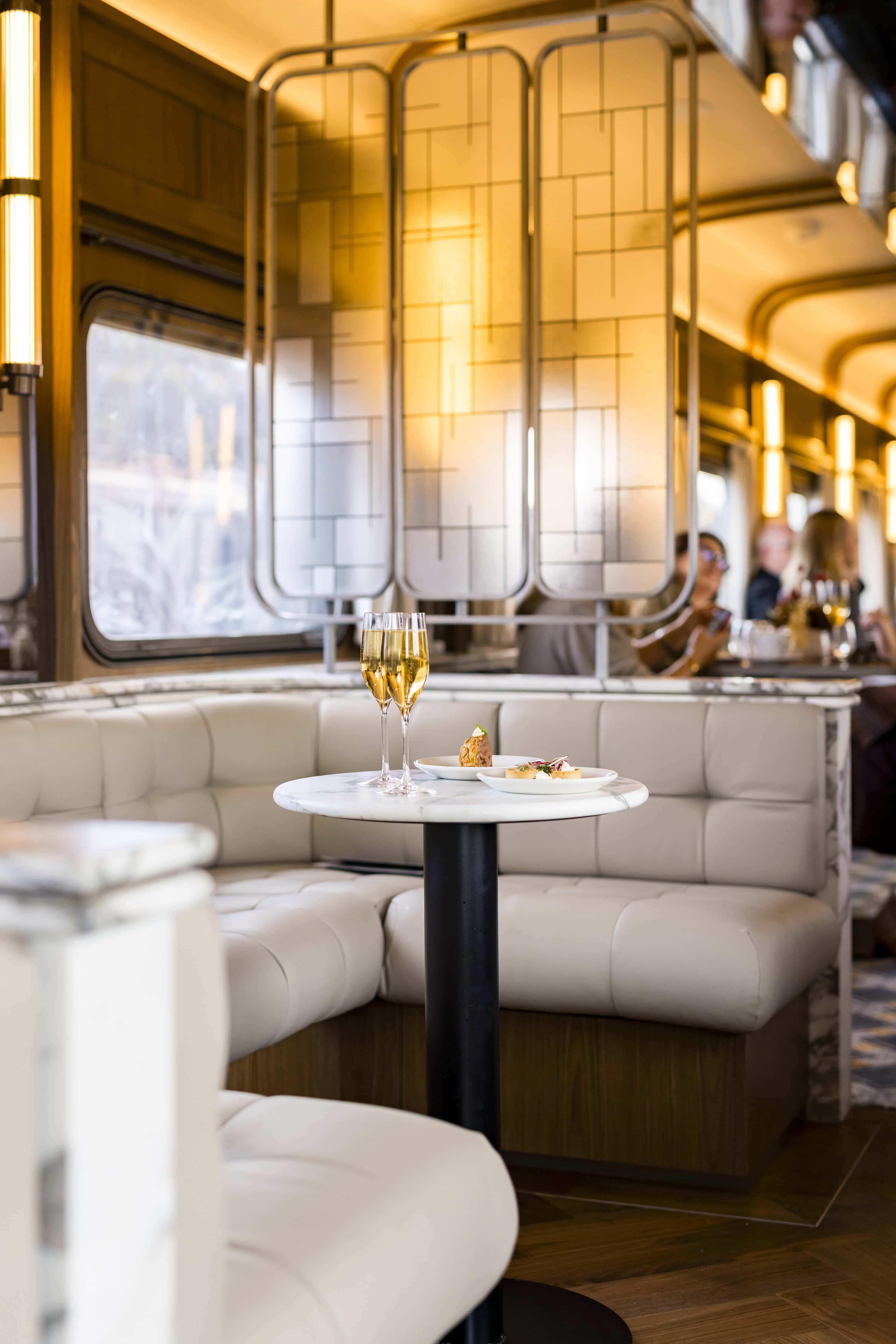 Interior shot of the new luxury Aurora Australis suites by Journey Beyond.