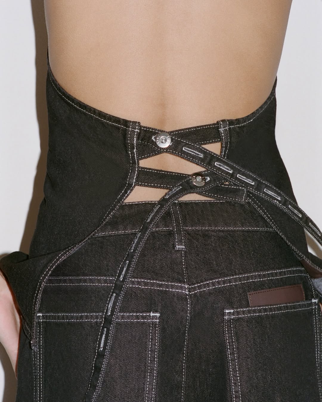 sir the label denim crossback top and jeans