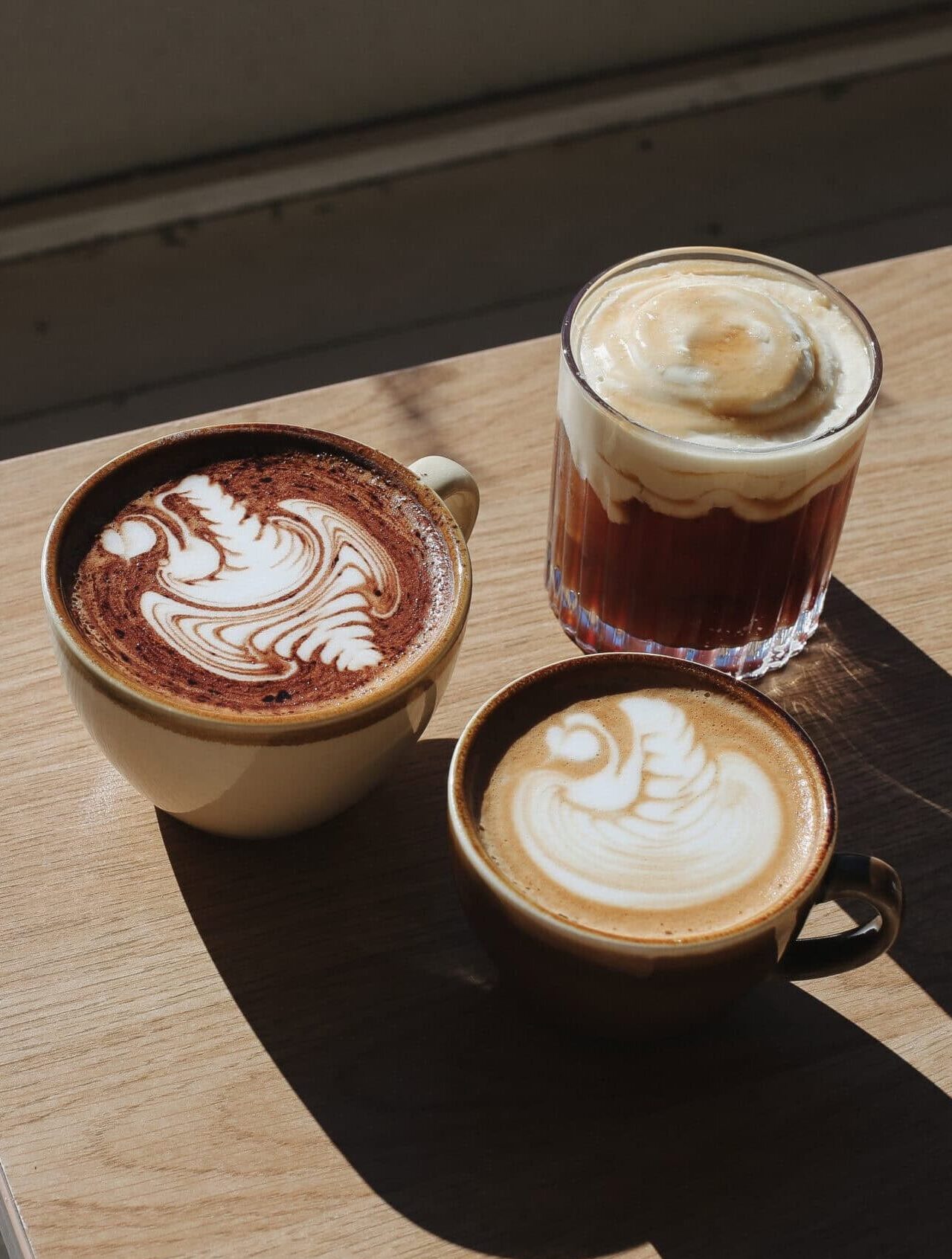 yolk cafe coffees