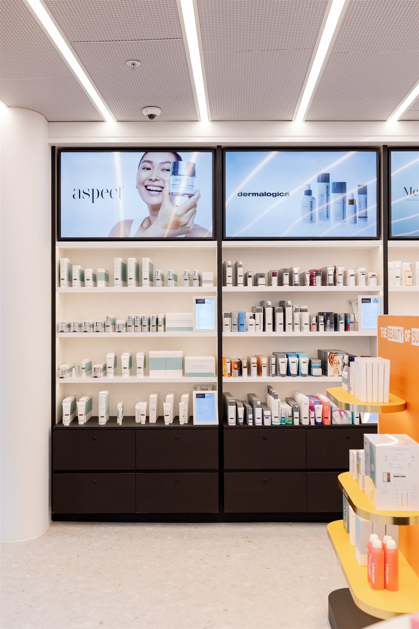hair care shelf at adore beauty store inside parramatta westfield