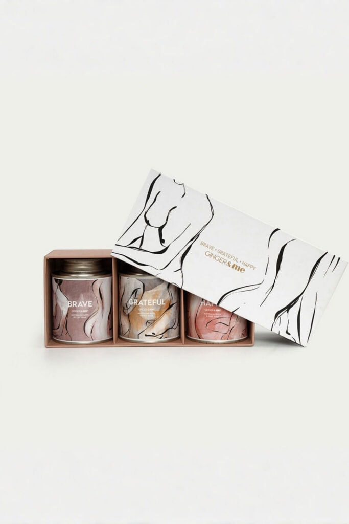 Ginger & Me Mini Bath Salt Trio