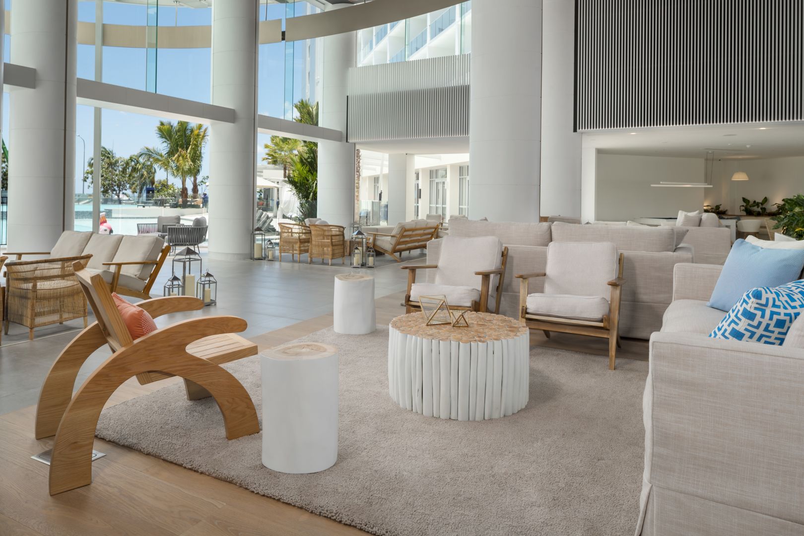 Lounge area at Crystalbrook Riley.