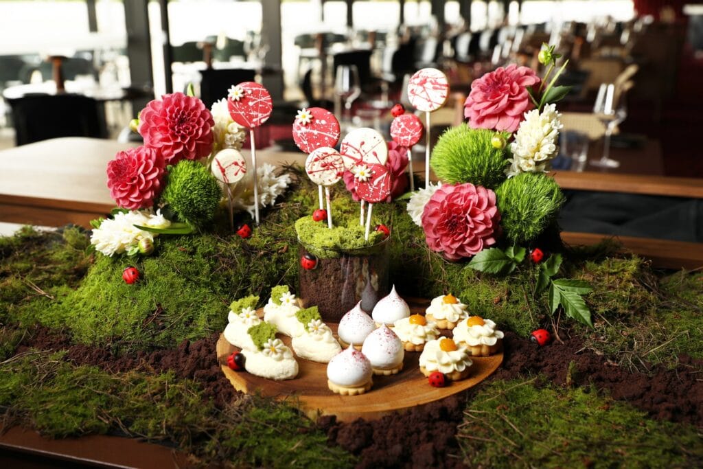 Dessert selection for Mother's Day at Angry Penguin in Adelaide.