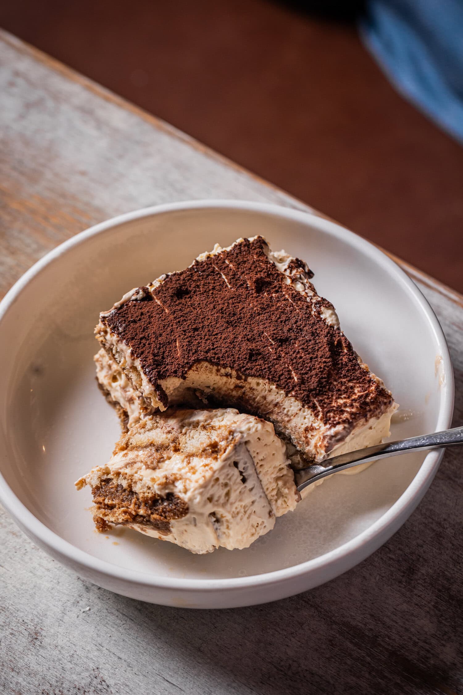 Tiramisu at Italian Street Kitchen.